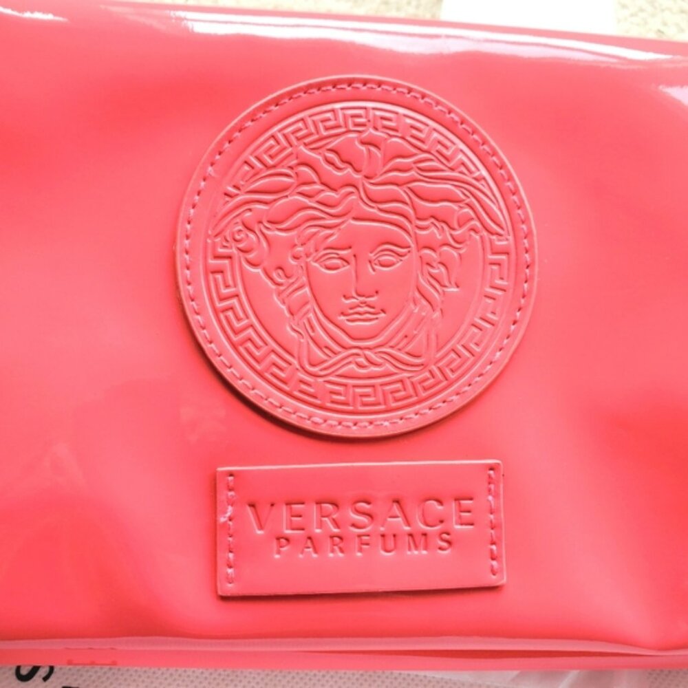 VERSACE PARFUMS FASHION COSMETIC POUCH MAKE-UP BAG WITH DUST COVER *NEW Toiletry - Picture 3 of 6